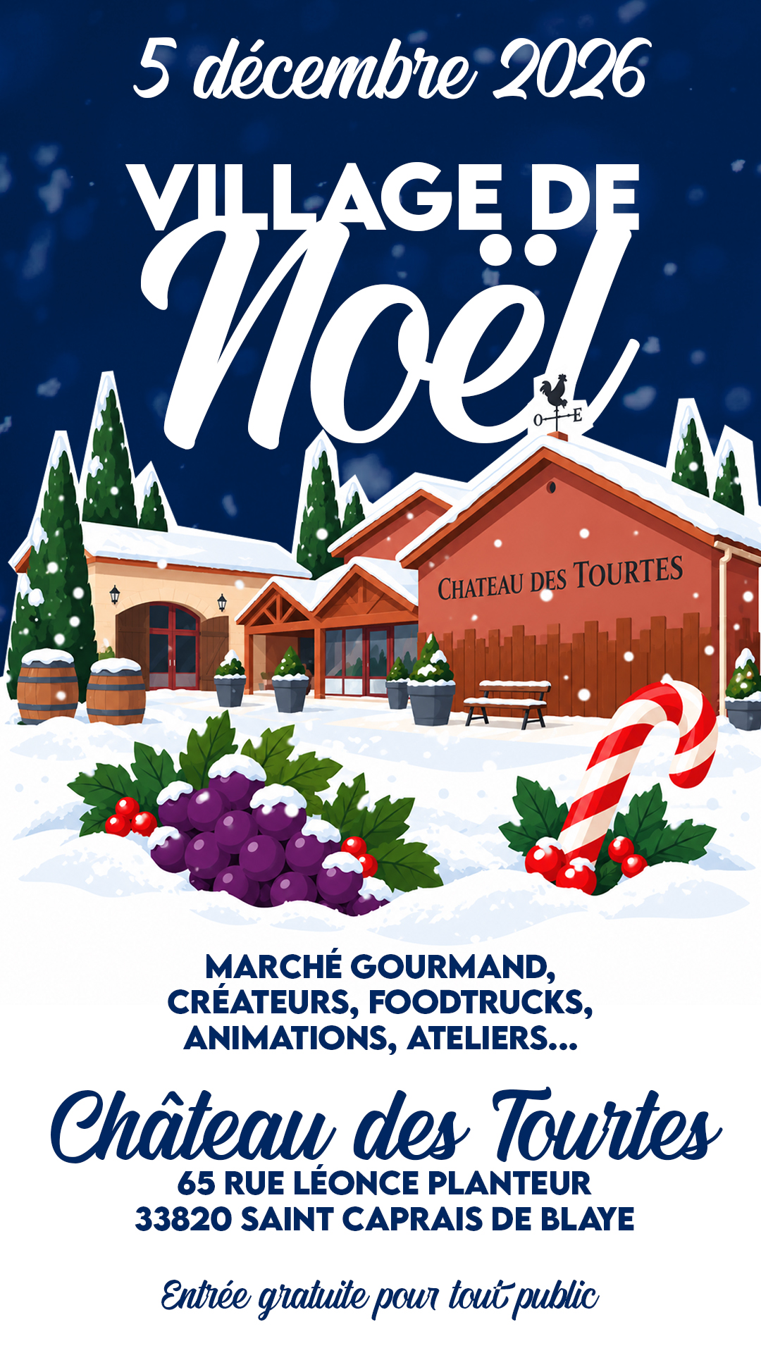 Le Village de Noël du Château des Tourtes revient pour une 3e édition encore plus belle !